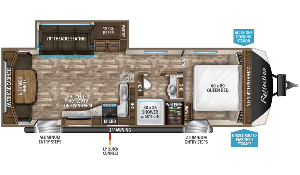 Reflection TravelTrailer Floorplans Grand Design