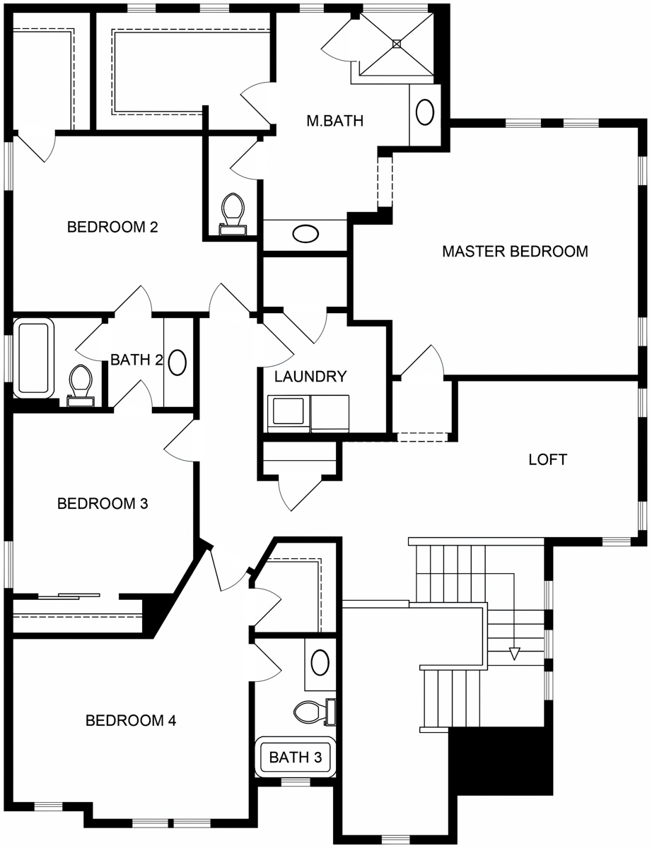 The Prominence Floorplan 3048 Sq. Ft Green Gables