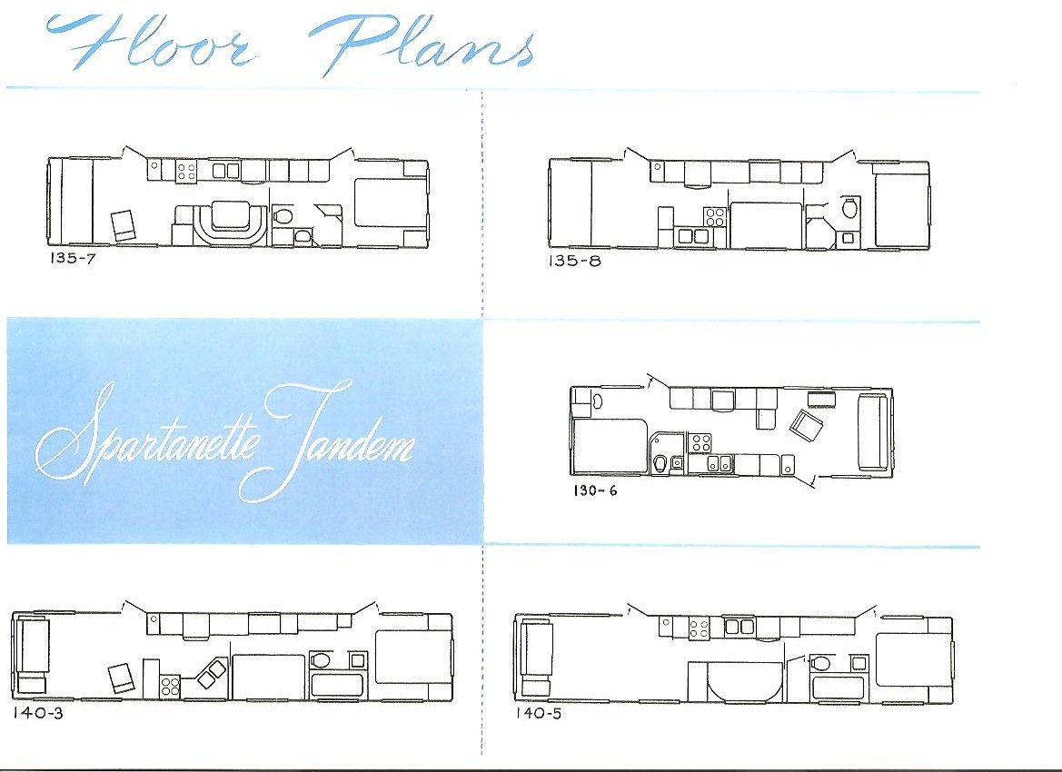 Royal Floor Plan (Right) "1953 brochure. Top