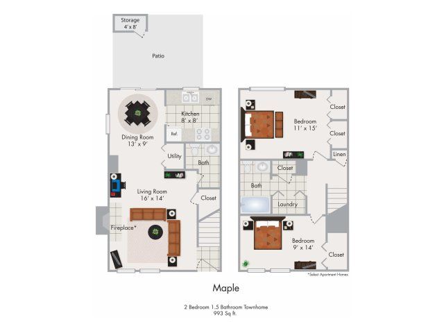 Floorplan Floor plans, Wood bridge, Closet kitchen