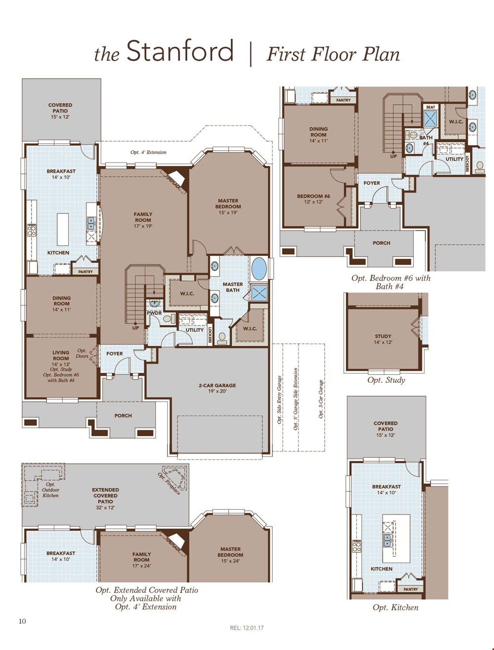 Stanford First Floor Plan Floor plans, Patio room, New homes