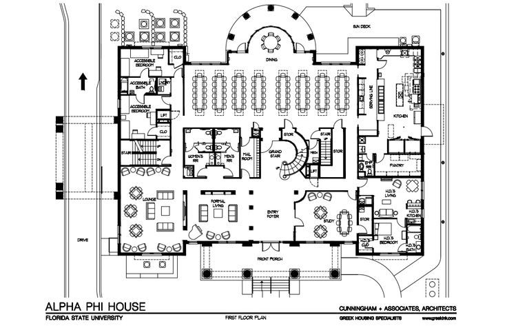 sorority house floor plans Google Search Floor plans