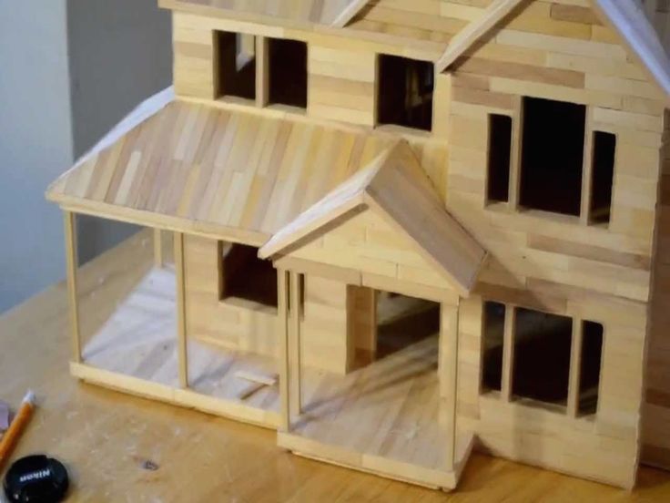 Popsicle Stick House Plans Free Awesome Popsicle Stick