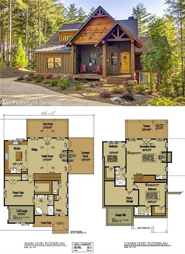 10 Cabin Floor Plans Page 2 of 3 Cozy Homes Life