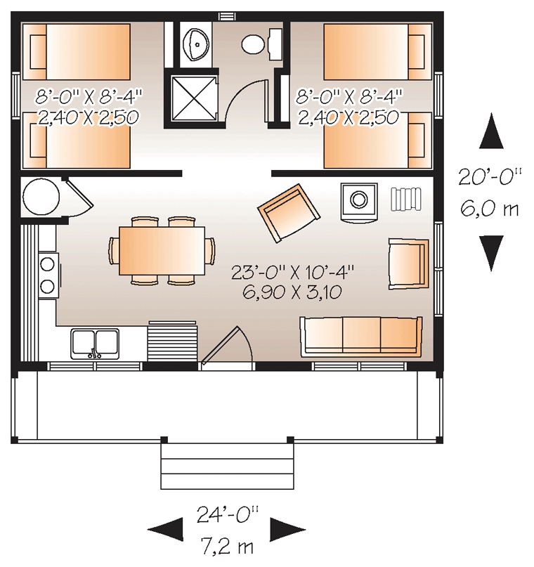 Elegant 20 X 20 House Floor Plans Ideas Inspire Cabin Plans