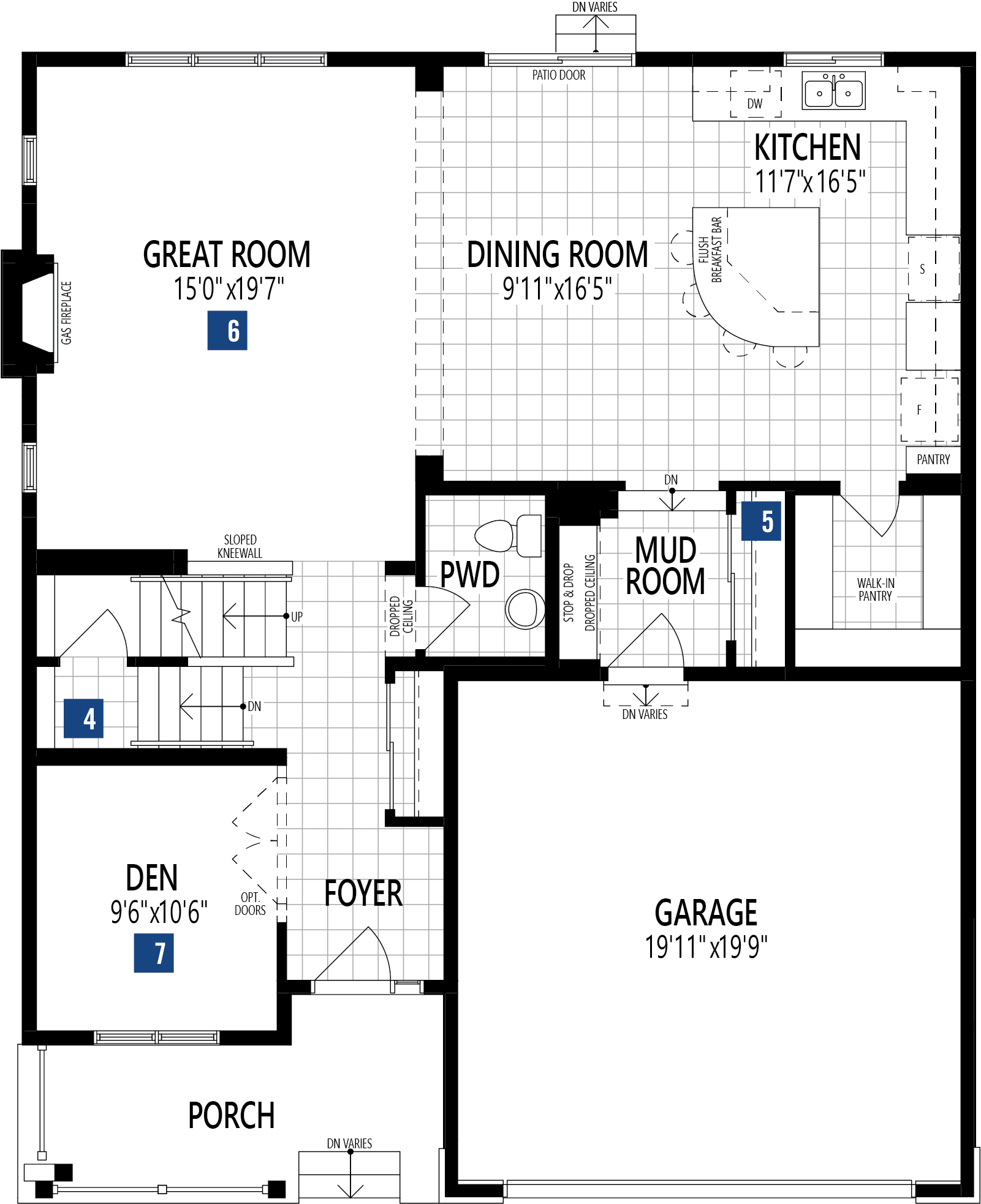 Smythe Floor Plan Carrington Calgary Mattamy Homes