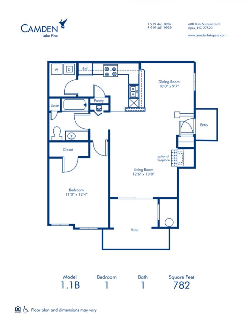 1, 2 & 3 Bedroom Apartments in Apex, NC Camden Lake Pine