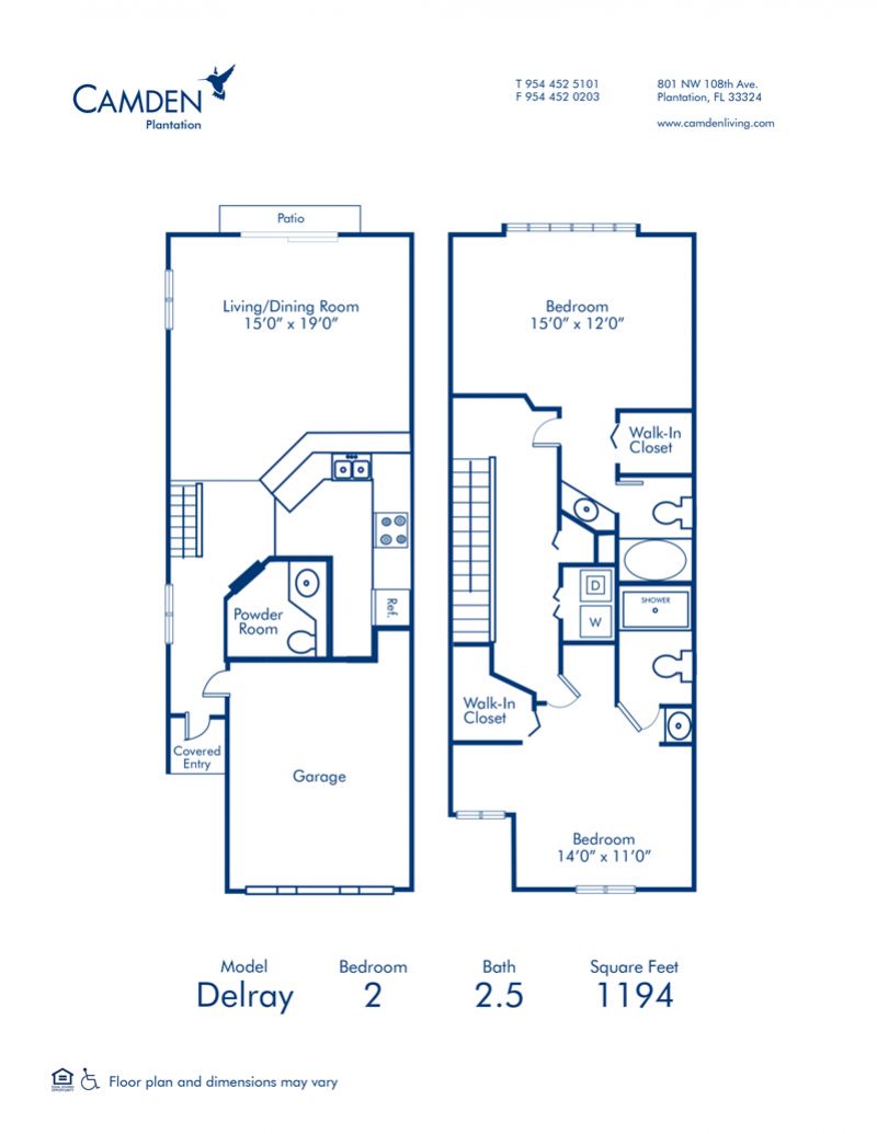 1, 2 & 3 Bedroom Apartments in Plantation, FL Camden