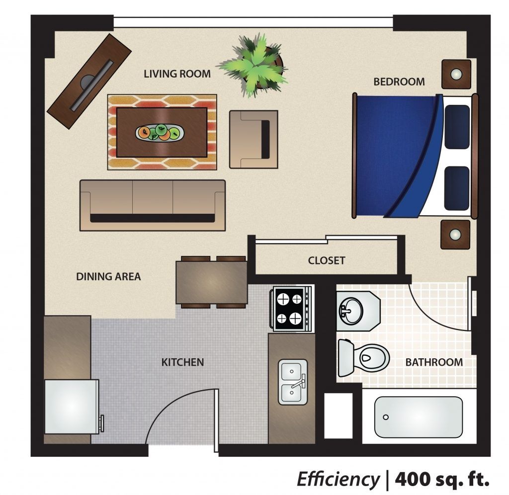 Image result for floor plans for 400 sq. ft. above garage