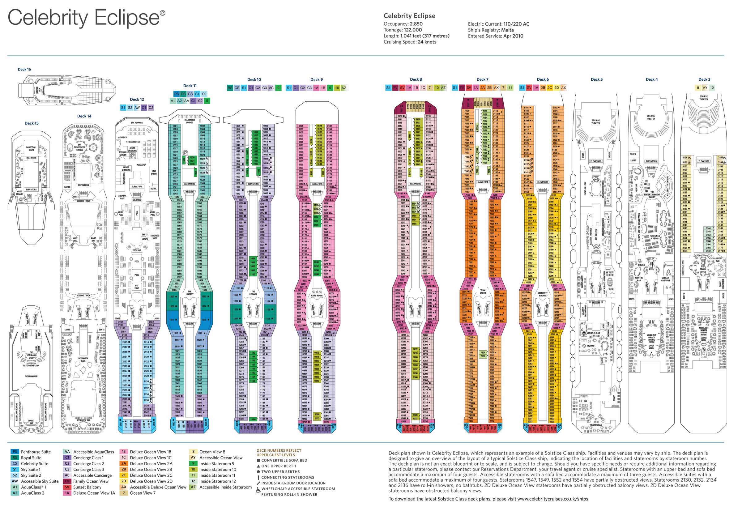 Celebrity Cruises Floor Plans Floorplans click