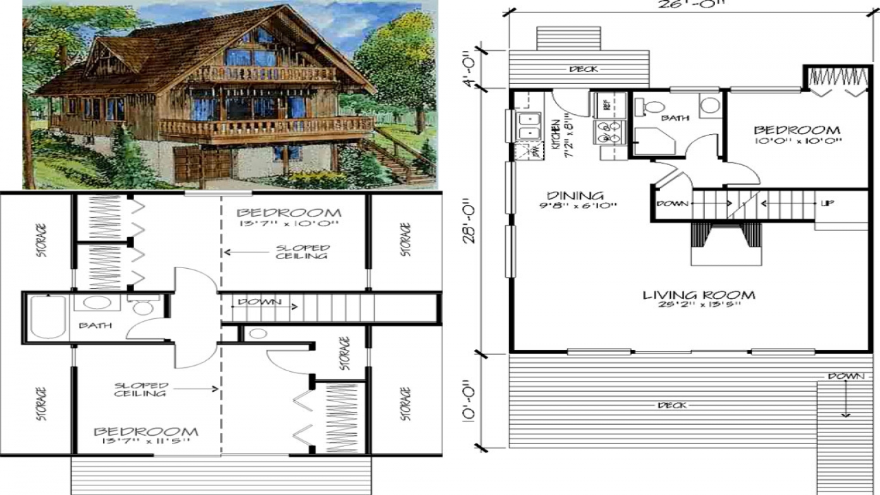 Chalet Floor Plans Mountain Chalet House Plans, chalet