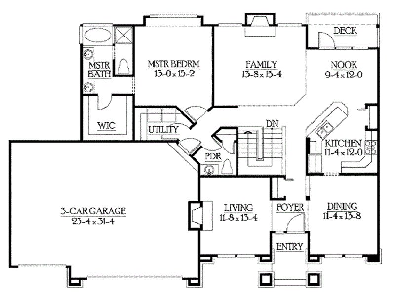 Classic Rambler Floor Plans Builderhouseplans Homes