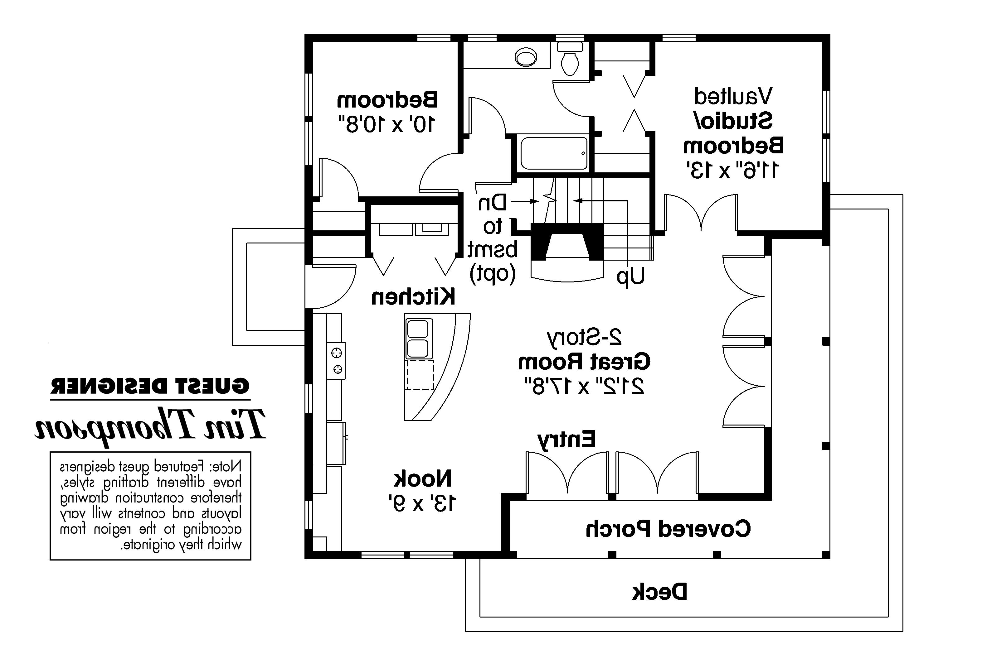 Craftsman House Plans Cedar View 50012 Associated Designs