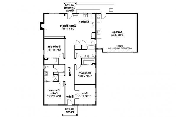 Craftsman House Plans Evelyn 30480 Associated Designs