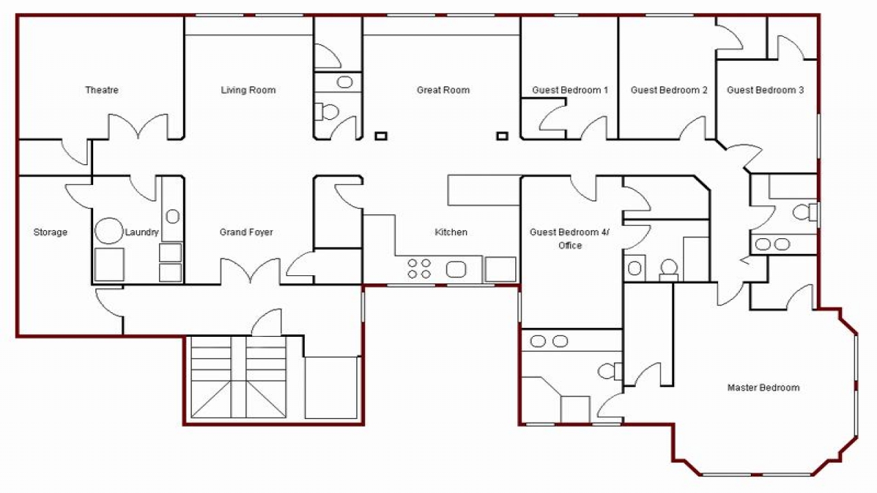 Create Simple Floor Plan Draw Your Own Floor Plan, easy