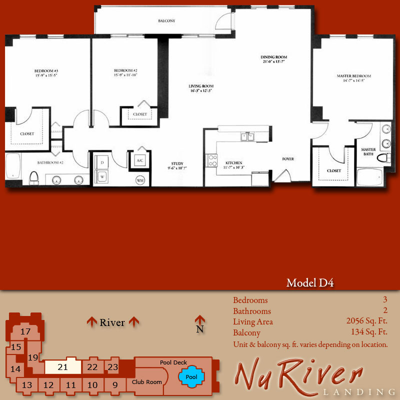 Floorplans Nu River Landing in Fort Lauderdale