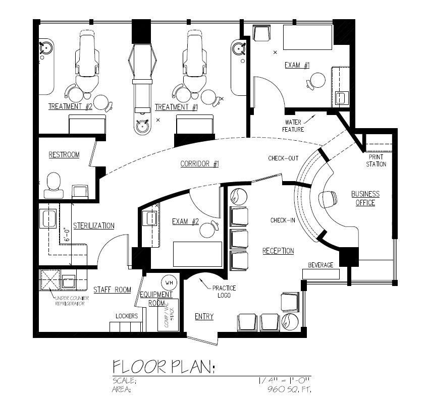 1200 sq ft salon/spa floor plan Google Search Clinic
