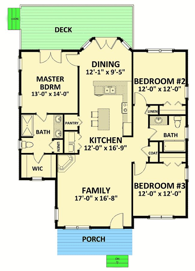 Plan 46312LA Cozy and Compact Cottage Cottage house