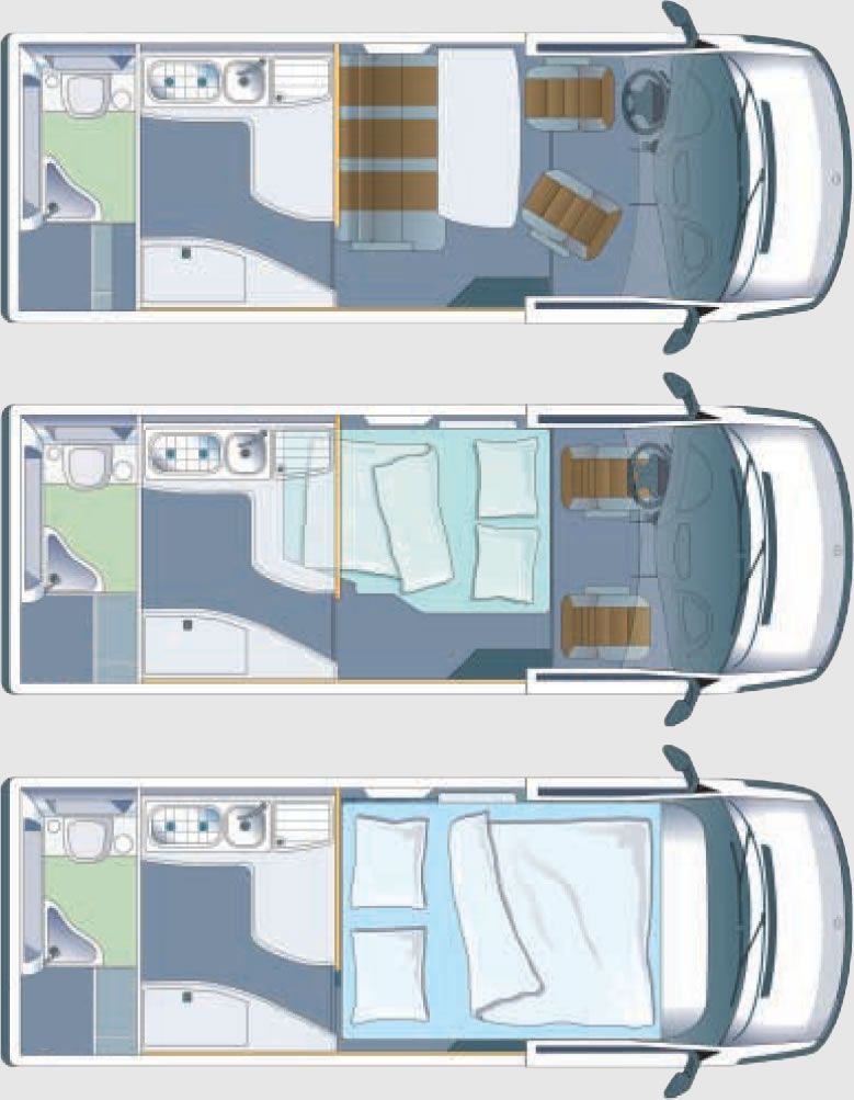 Airstream Sprinter Van Floor Plan … Camper van