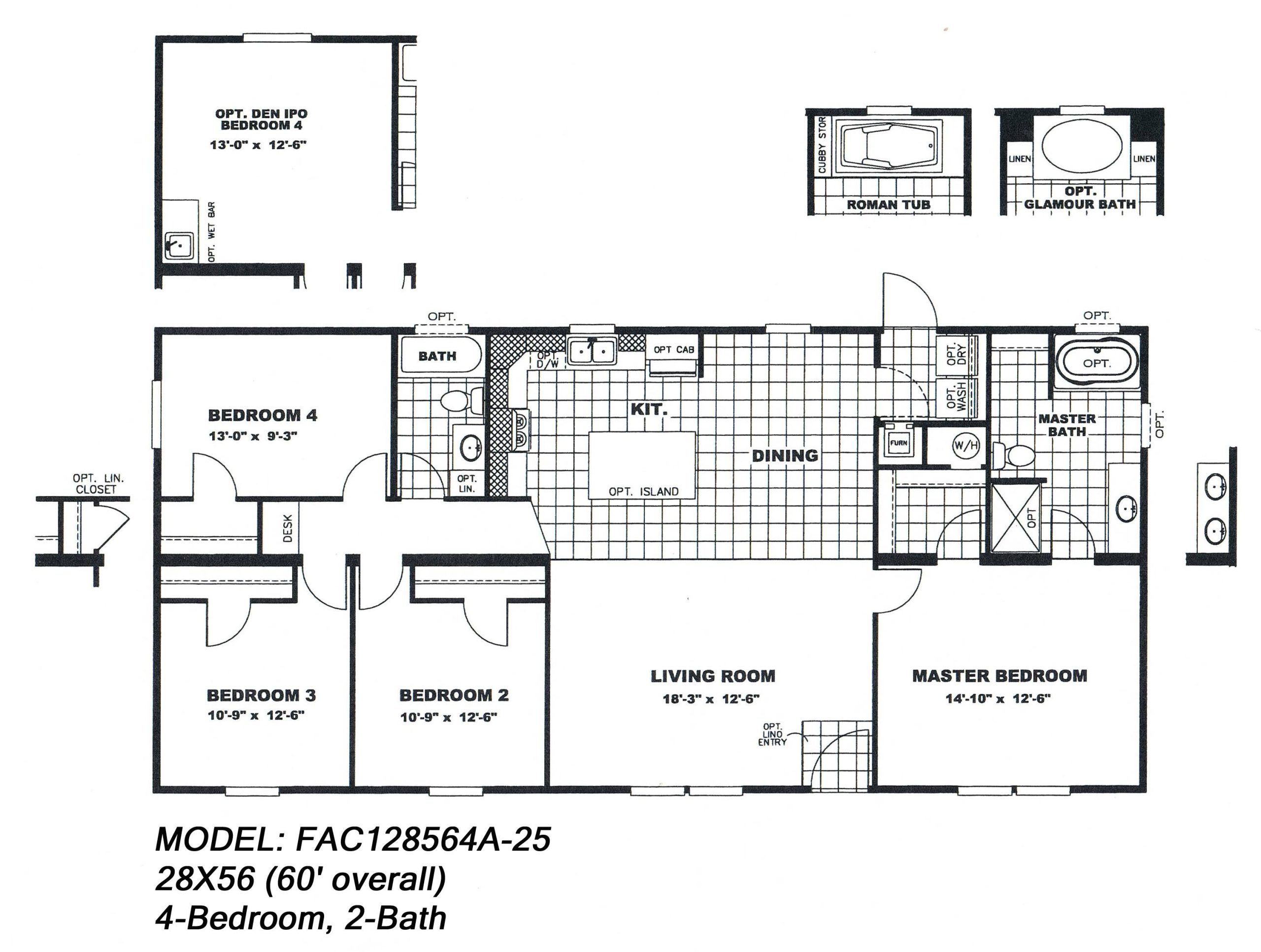 New Double Wide Floor Plans floorplans.click