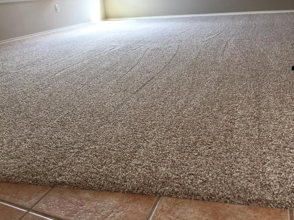 Plush Carpet Install in Wylie Floor Coverings
