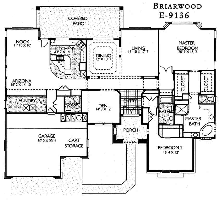 Briarwood Floor Plan Sun City Grand Floor Plans and Models