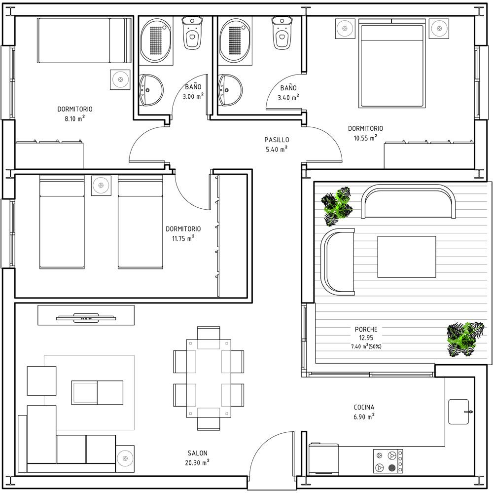 9 Sqm Bedroom Floor Plan