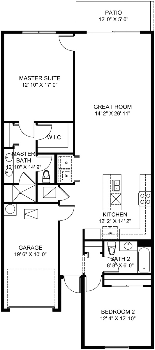 Margaret Floorplan 1349 Sq. Ft Avalon Trails 55places