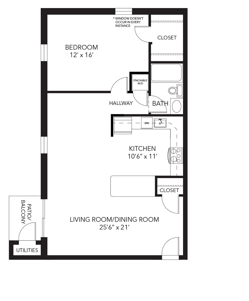 Floor Plans of Corner Park Apartments in West Chester, PA