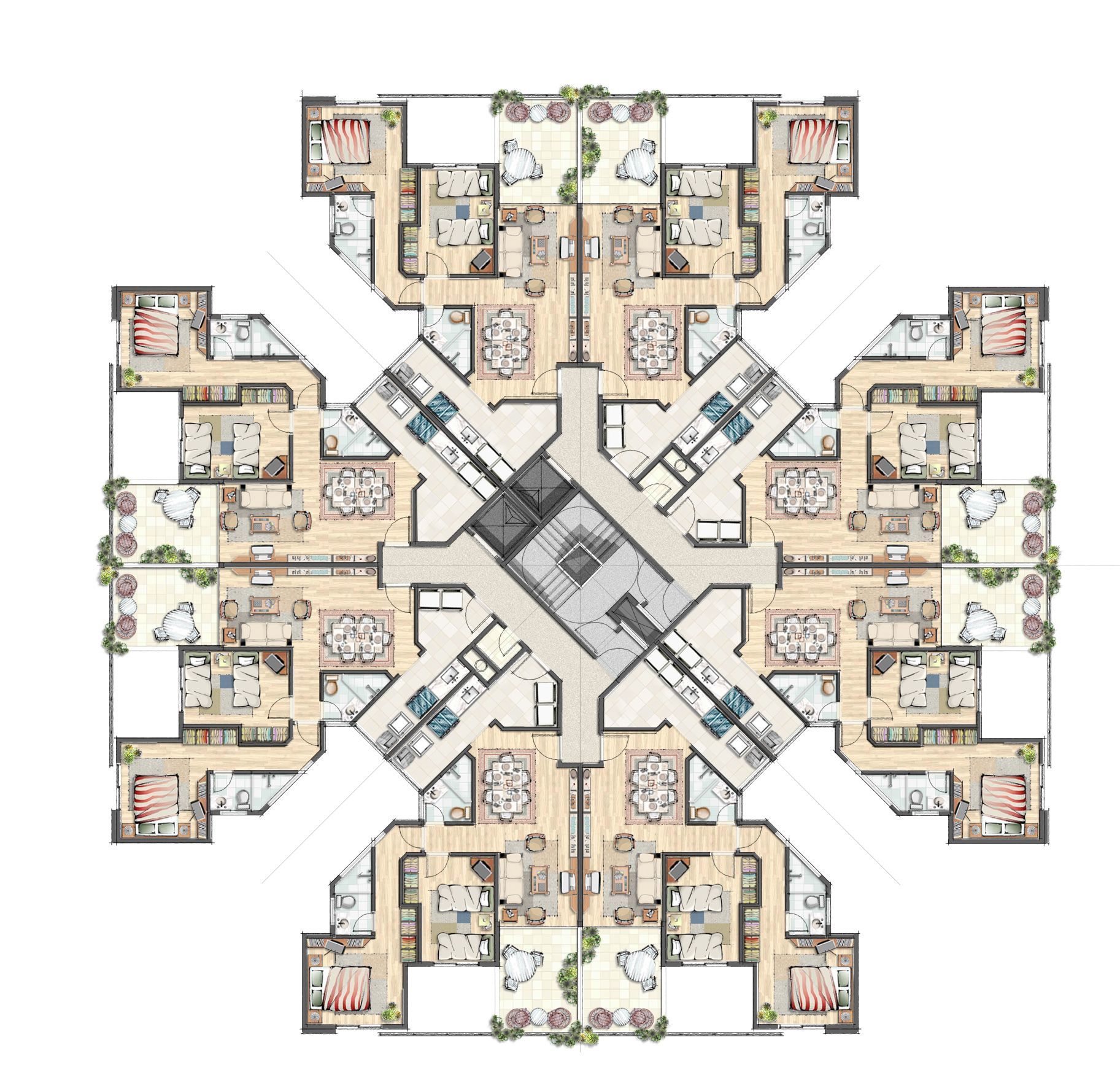 High Rise Apartment Building Floor Plans Beste Awesome
