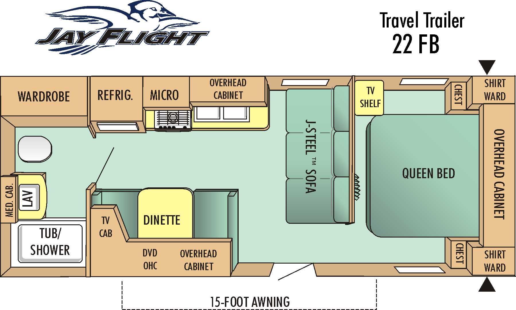 Travel Trailer Living Room Floor Plans