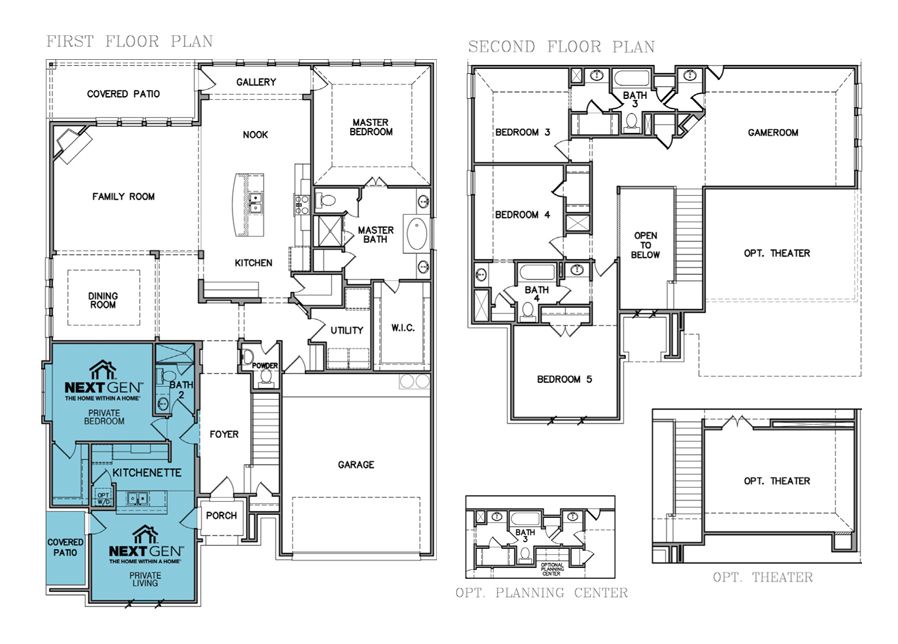 LENNAR® Floor plans, House floor plans, Open baths
