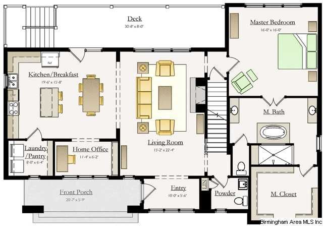 closed kitchen floorplan Google Search Floor Plans
