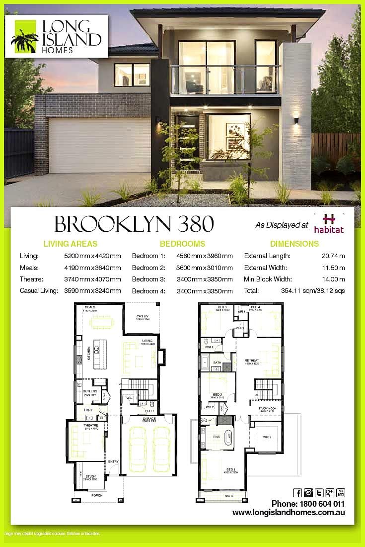 Long Island Homes 2018 Floor Plan of the Brooklyn 380