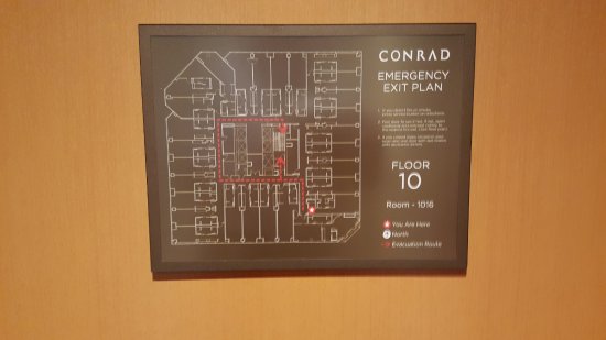 Floor plan Picture of Conrad Chicago Tripadvisor