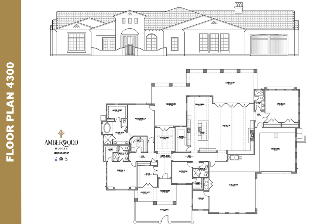 Custom Home Flor Plans Mesa, AZ Amberwood Homes