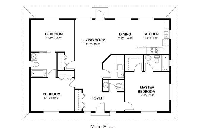 Elegant Floor Plans For Open Concept Homes New Home