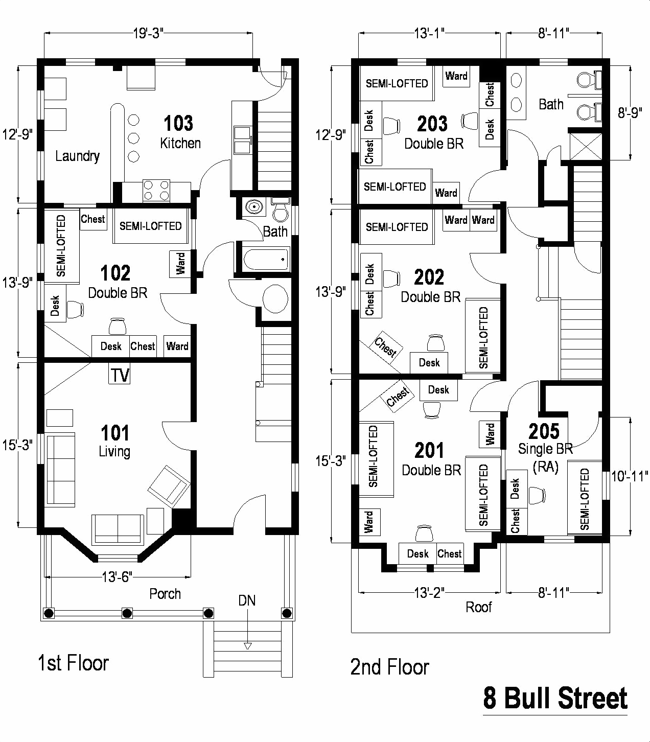 Floor Plans of Historic Charleston Houses Authentic