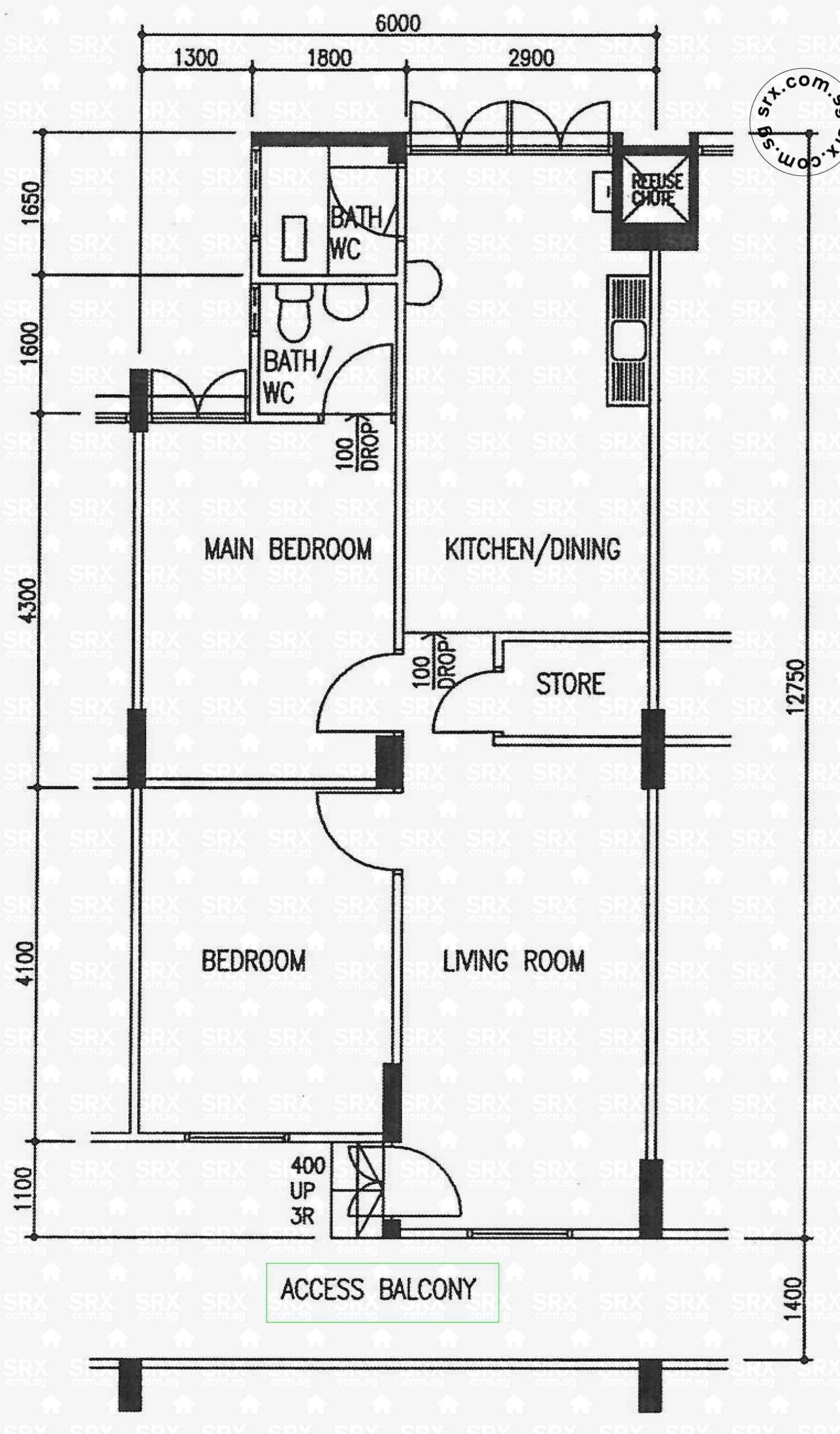 3I Hdb Floor Plan Floorplans click