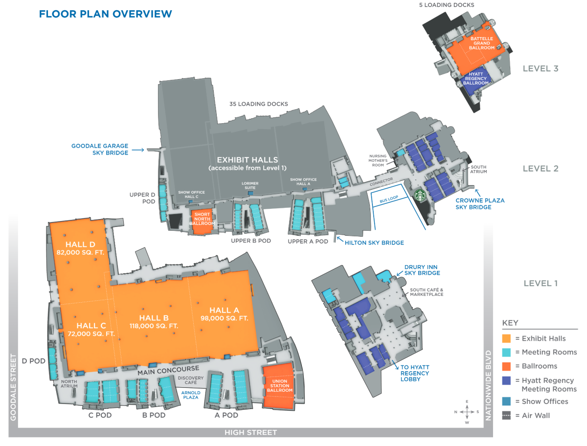 Greater Columbus Convention Center Floor Plan Floorplans click