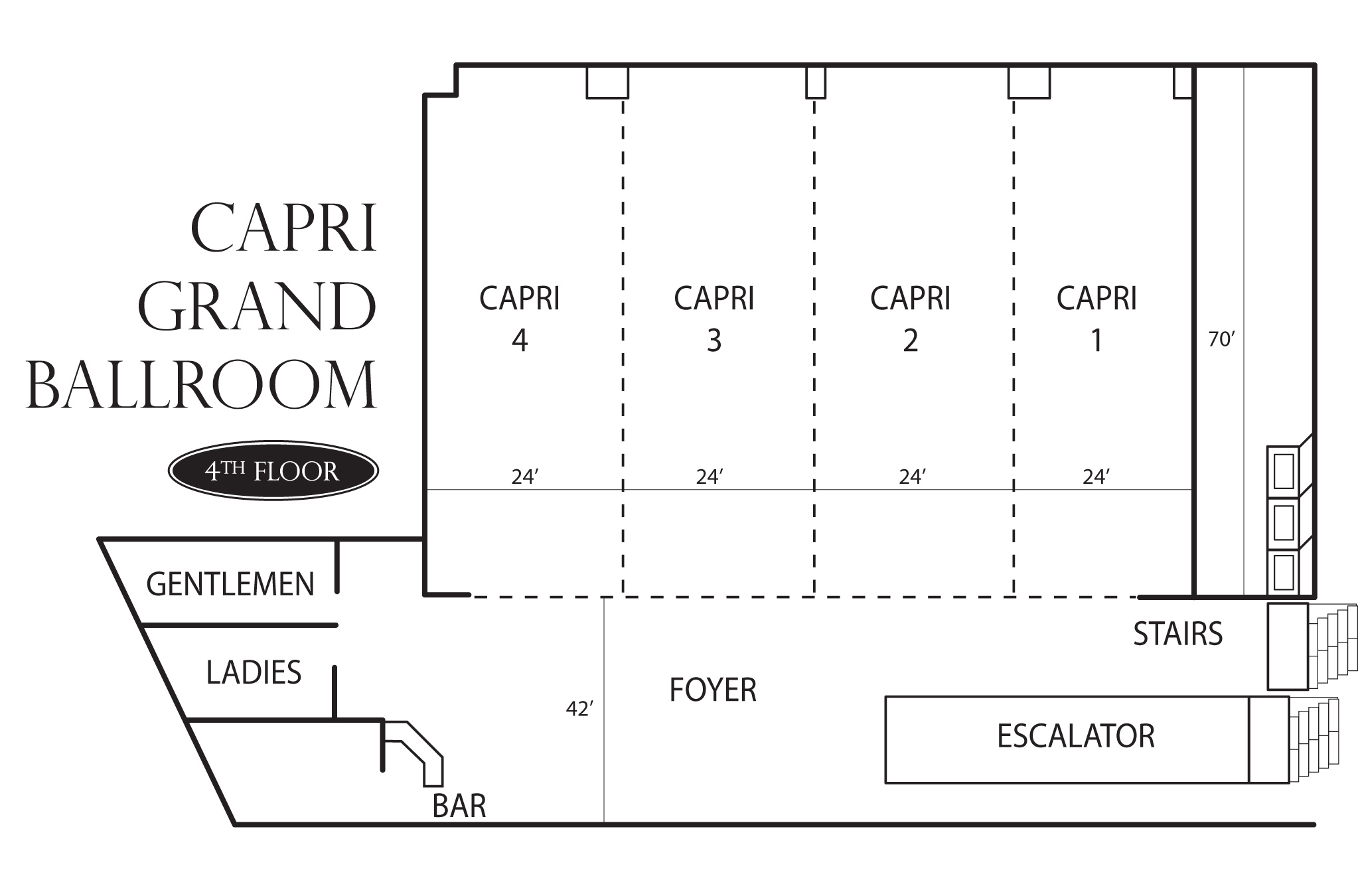 Capri Ballroom Meeting Venues at Peppermill Resort Spa
