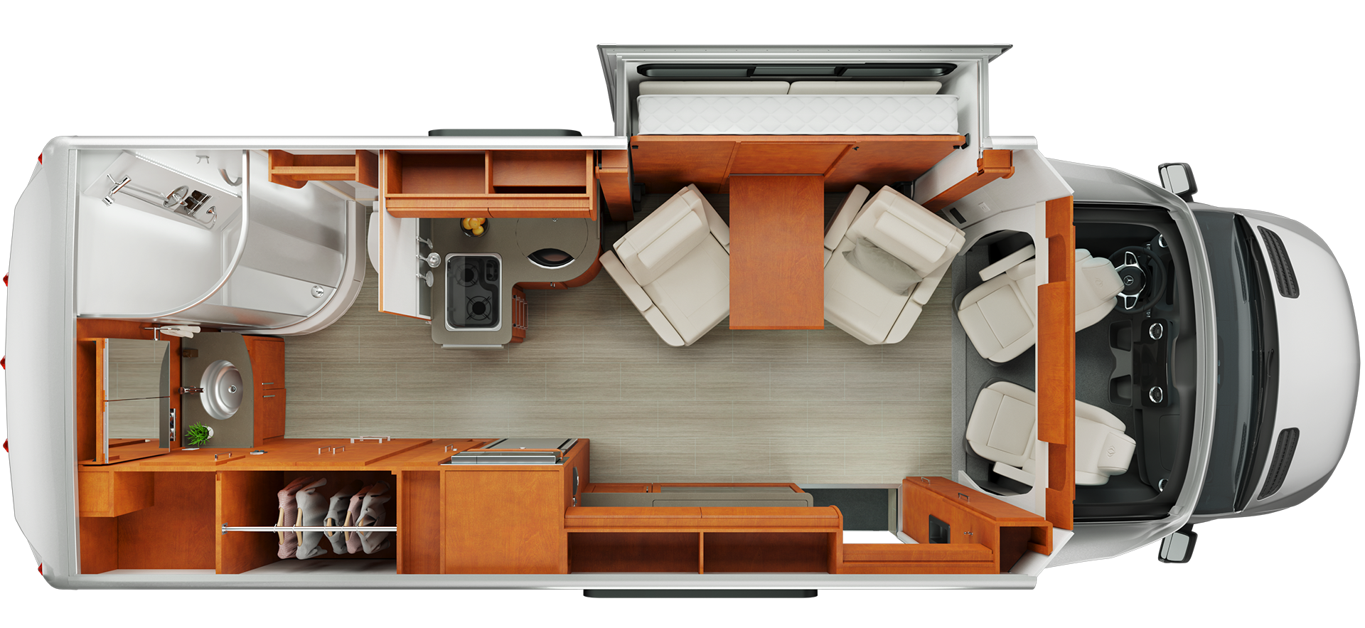 Unity Floorplans Leisure Travel Vans