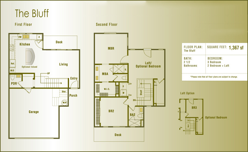 Available Floor Plans The Hillside