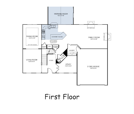 Our First Home Build Floor Plans Courtland Model by