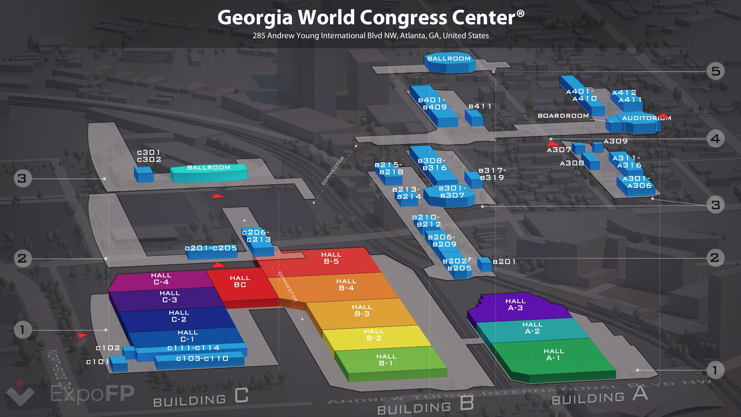 World Congress Center floor plan