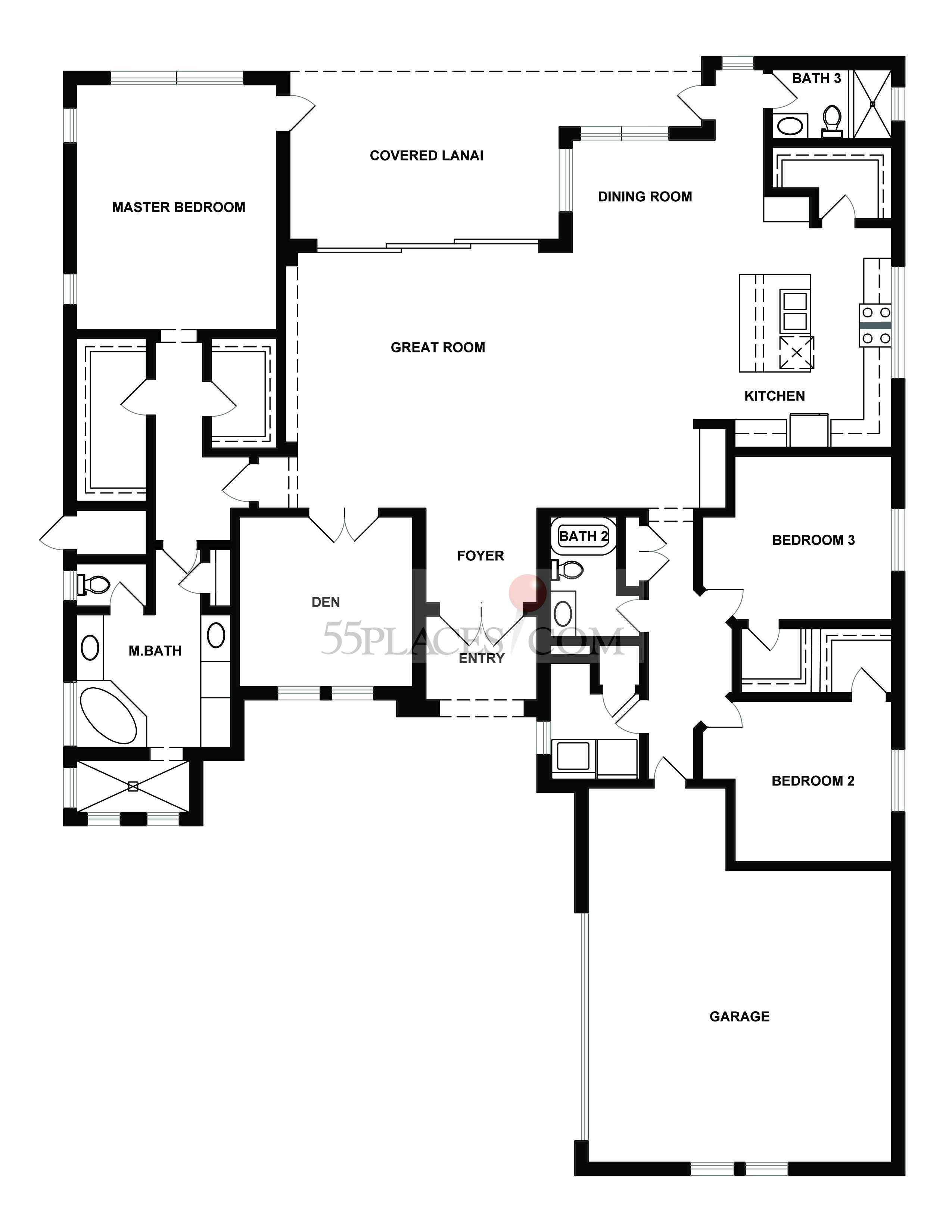 Tradewinds Floorplan 2722 Sq. Ft Meadowood 55places