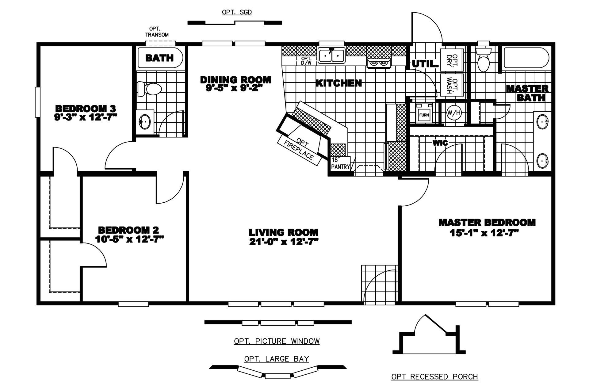 Giles Mobile Homes Floor Plan