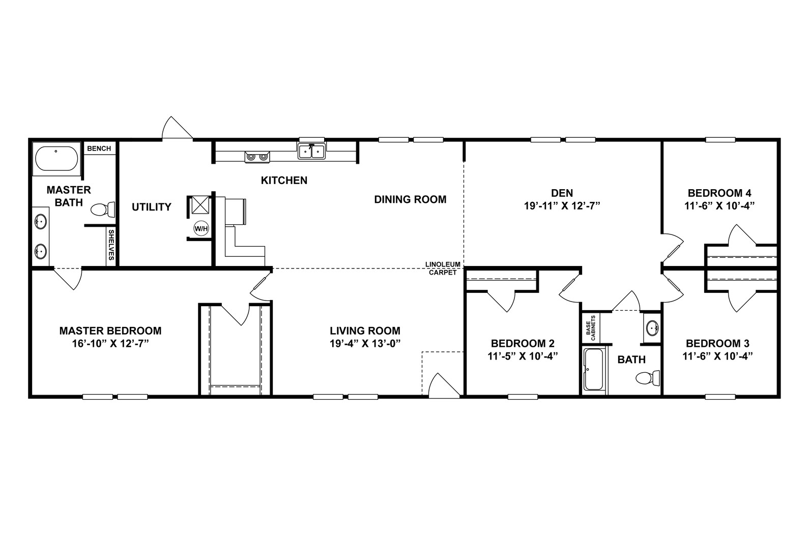 Giles Mobile Homes Floor Plan