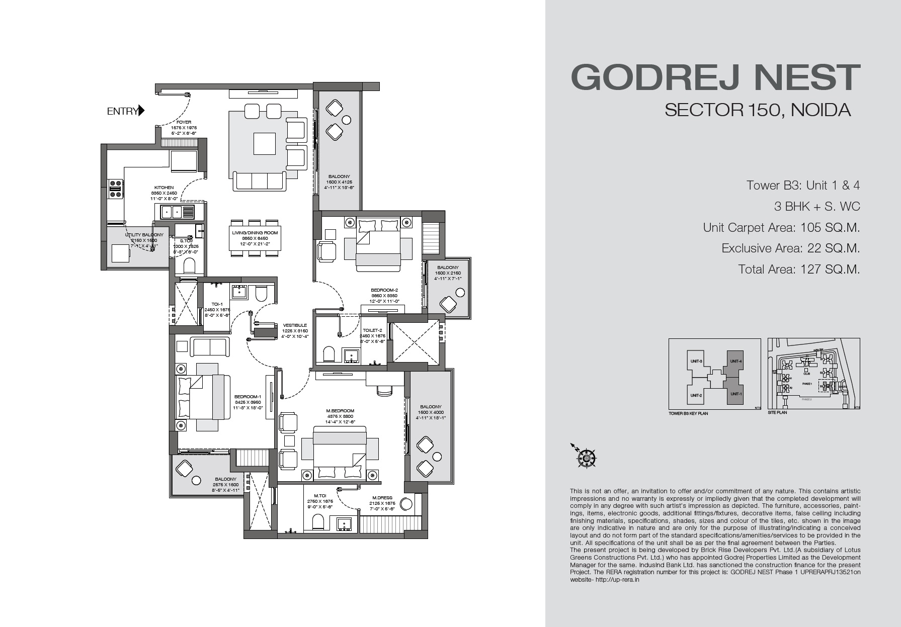 Godrej Nest in Sector 150 Noida Price starting 1.11 Cr