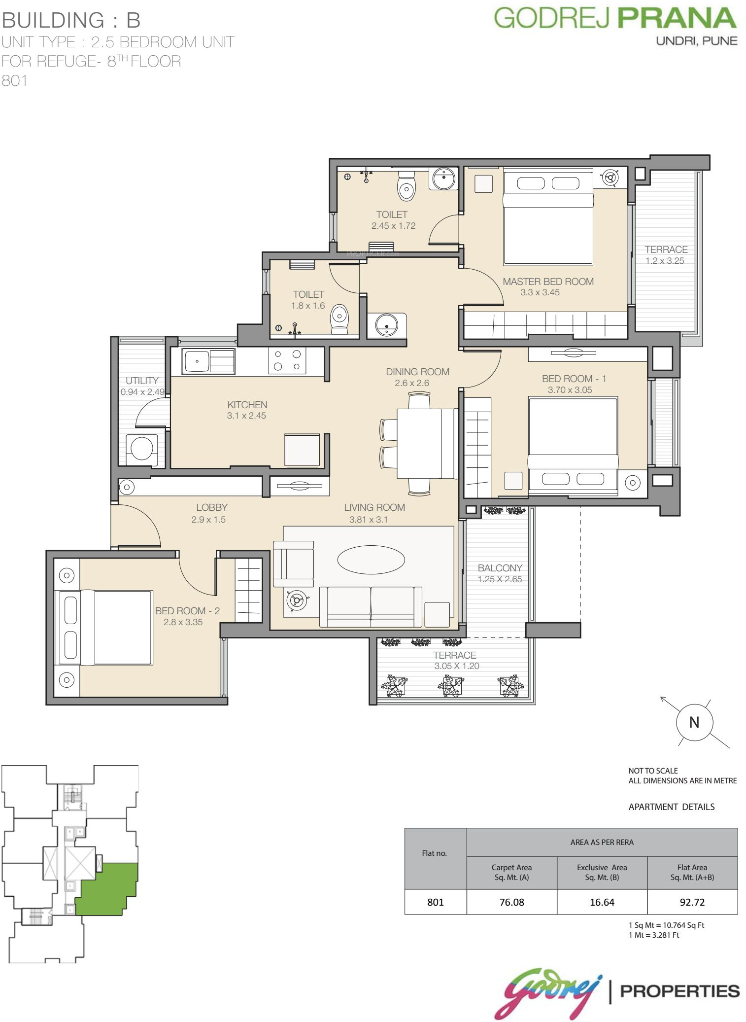 Godrej Prana in Undri, Pune Price, Location Map, Floor